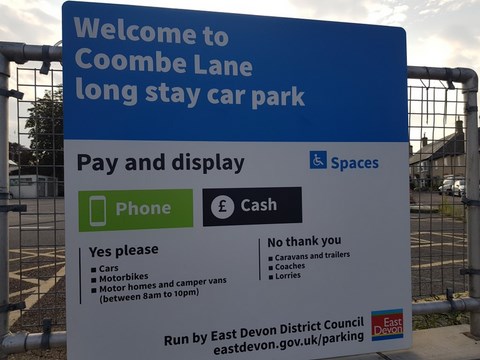Coombe Lane Car Park Axminster