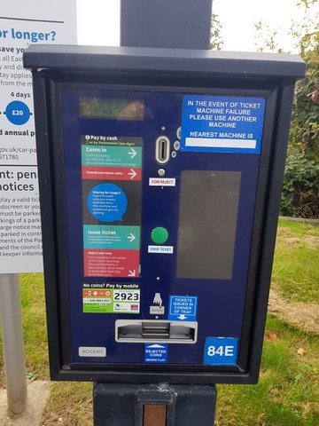 Poplar Mount Car Park Axminster Machine